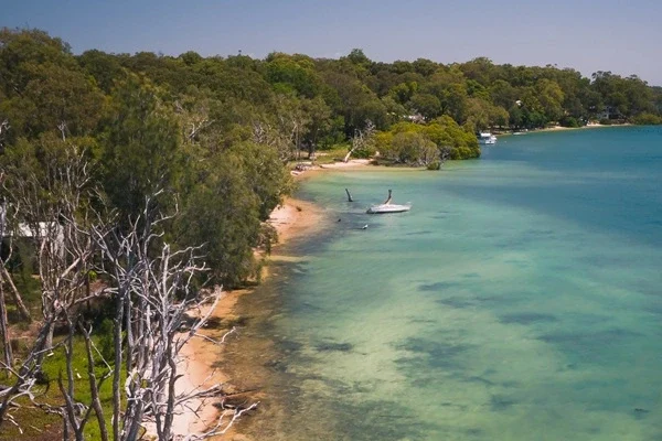 Pats Park swimming beach Macleay Island