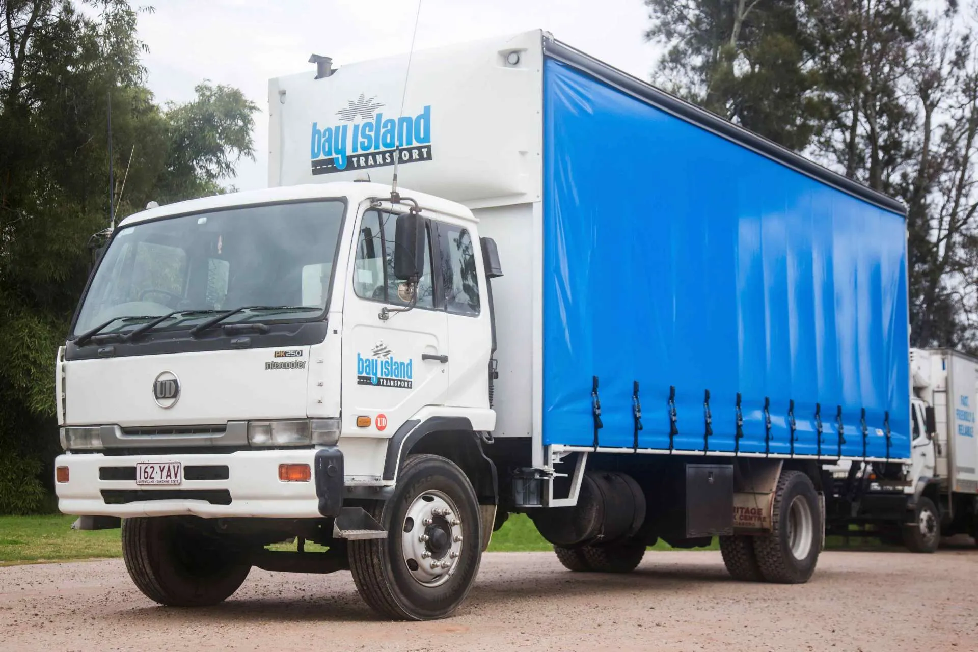 Bay Island Transport truck